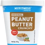 Sales Package One Jar of MYFITNESS Peanut Butter Crunchy 510g